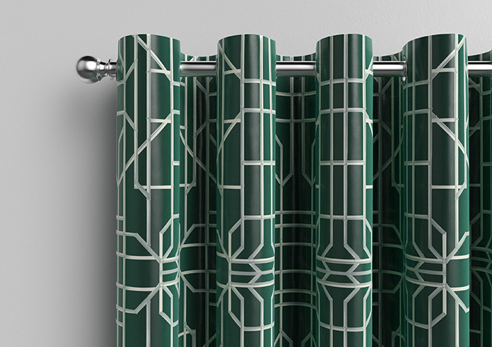 Bamboo Brights, Dark Green - Made To Measure Curtains - Image 12